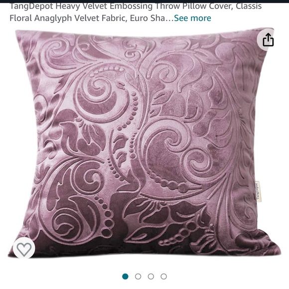 Tangdepot heavy embossed velvet pillow cover - Picture 7 of 7